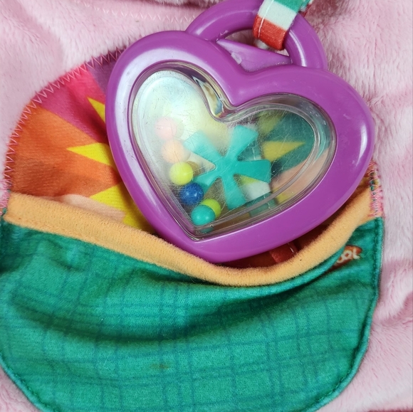 Playskool Fold ‘n Go Elephant Stuffed Animal Tummy Time Pink Baby Child Plush - Picture 4 of 13